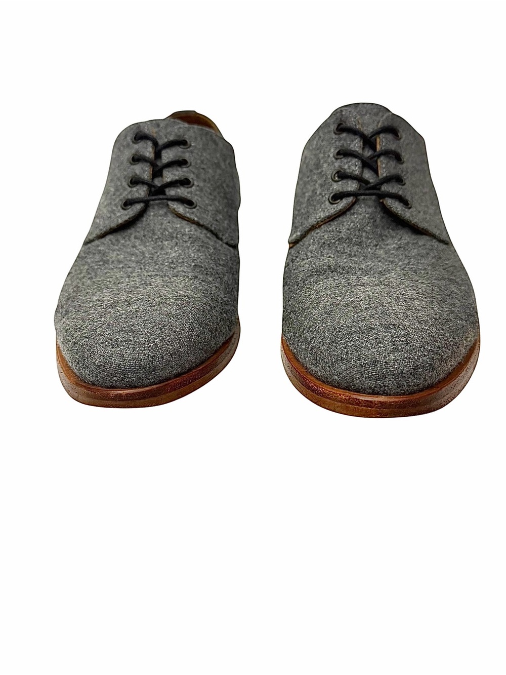 TAFT Kennedy Gray Flannel Dress Shoes Men’s US 6 EU 39 Handmade Spain Lace Up - Picture 4 of 11